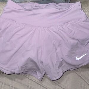 Nike lavender dry fit sport shorts XS